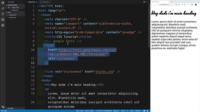 HTML5 and CSS3 From Scratch with VS-CODE