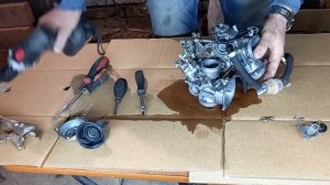 Разбор карбюратора Кавасаки Вулкан 750#KawasakiVN750#KawasakiVZ750