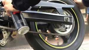Как смазать цепь мотоцикла