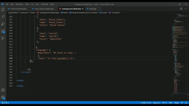 Yajra Data table and AJAX In Laravel 8 | Datatables in Laravel | Laravel 8  Yajra DataTables