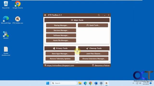 XTR Toolbox Windows Tweaker & Cleanup Tool