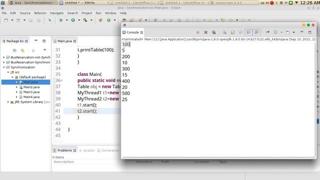 147 Java advanced Synchronization examples امثلة عن المزامنة смотреть онлайн