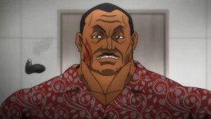 Гектор Дойл нападает на Бисквида /Боец Баки/