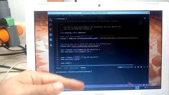 Using python to auto-login to my web hosting site смотреть онлайн
