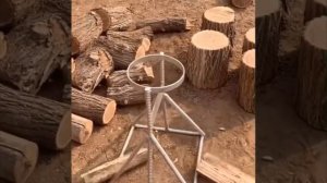 Отличная приспособа для колки дров ?