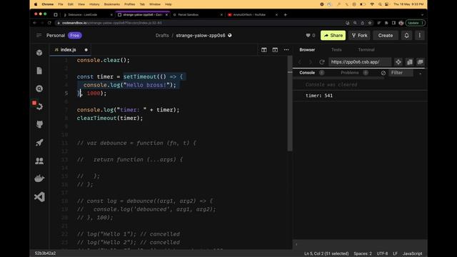 2627. Debounce | LeetCode javascript challenge day 15 | 19 May 2023