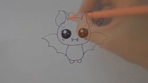 Как ПРОСТО нарисовать ЛЕТУЧУЮ МЫШЬ, Рисуем Просто/718/How TO simply draw a BAT