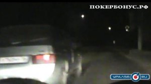 Погоня ДПС за пьяным по городу