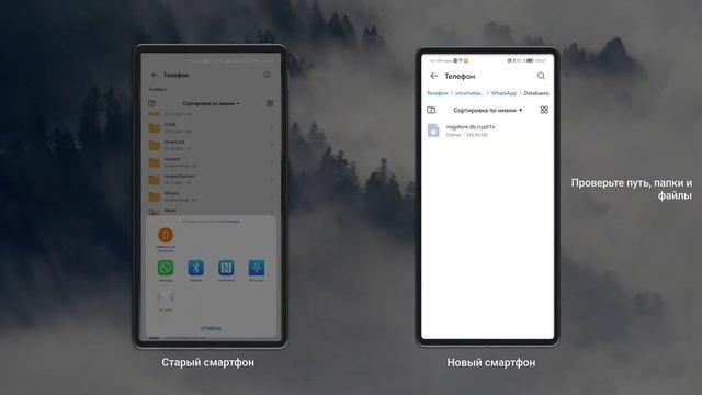 Перенос данных WhatsApp на Huawei. Новый способ 2022! смотреть онлайн