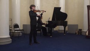 П. Локателли Соната соль минор, партия скрипки-Григорий Березовский, партия фортепиано - Юлия Ярова