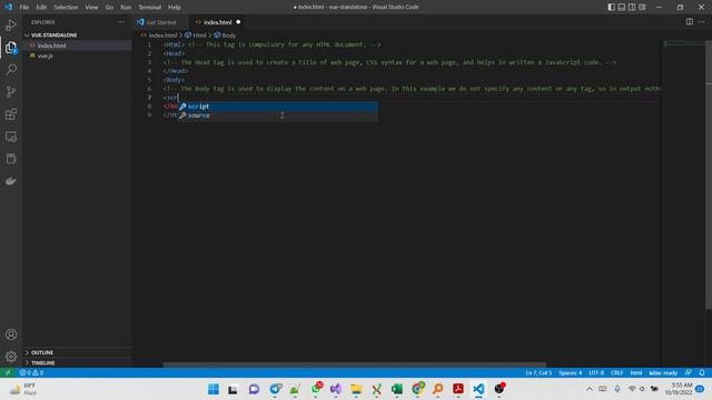 06. Install Vue.js Using StandAlone Way | Vue.js