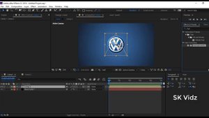 3D Rotating Logo Animation - After Effect Simple Tutorial