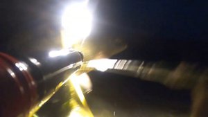 Подводная охота на Финском заливе в камышах