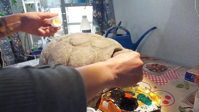 ? ЧЕРЕПАХА ДЛЯ САДА ?, садовая фигура из цемента своими руками смотреть онлайн