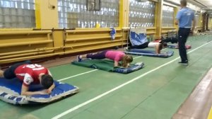 General physical training for volleyball players. Coach Igor Trandenkov.