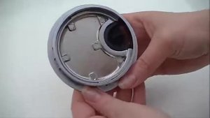 Заглушка кабель канала круглая 80мм матовый хром