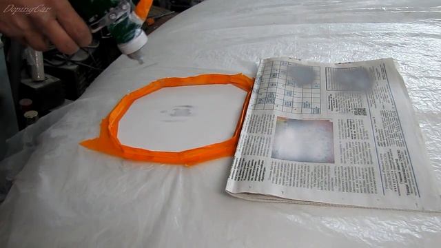 18☼22 Как убрать сколик, жучок на краске