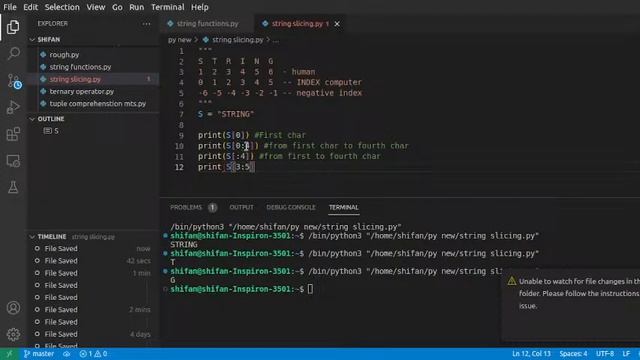 String Slicing || Python || MTS #pythonintamil