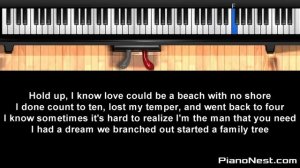 Ariana Grande - Best Mistake -Piano Karaoke / Sing Along