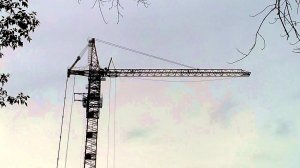 Монтаж башенного крана КБ-515.