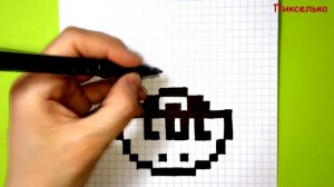 Как Рисовать Куклу Лол по Клеточкам ♥ How to Draw #LOL DOLL