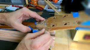 P.2 Gibson Les Paul Custom. Ремонт Головы. Headstock repair