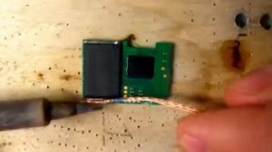 Пайка TSOP48 паяльником