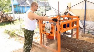 Двухдисковая пилорама 15 киловатт