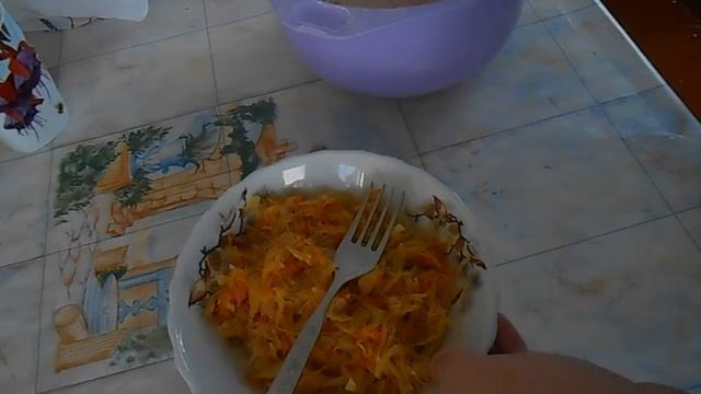 Пирог с Капустой. Дрожжевое тесто на кефире.