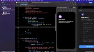 SwiftUI: GitHub Pro Layout (2021, Xcode 12, SwiftUI 2) - iOS Development for Beginners