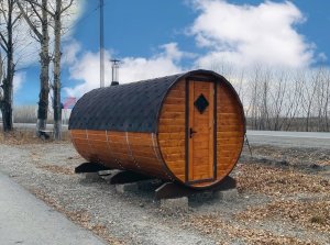 Кедровая баня-бочка в Абакане