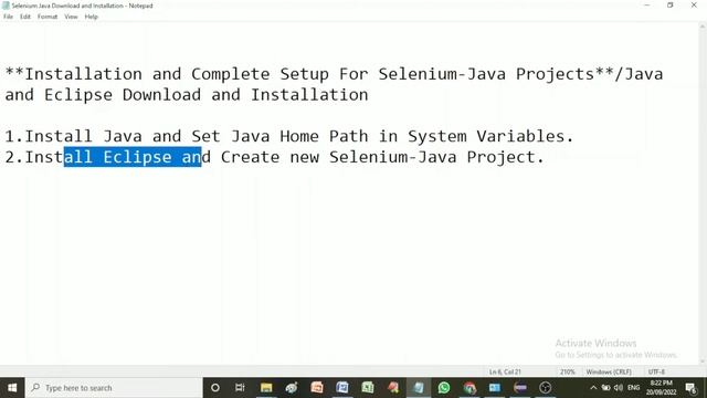 Complete Setup For Selenium-Java Projects /Java-Eclipse Download and Installation #Selenium смотреть онлайн