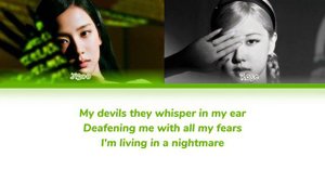 Black pink jisoo and Rose AI cover darkside ❣️ #blackpink #jisoo #rosé