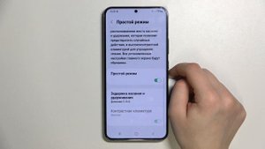 Как отключить простой режим на SAMSUNG Galaxy S22 Plus