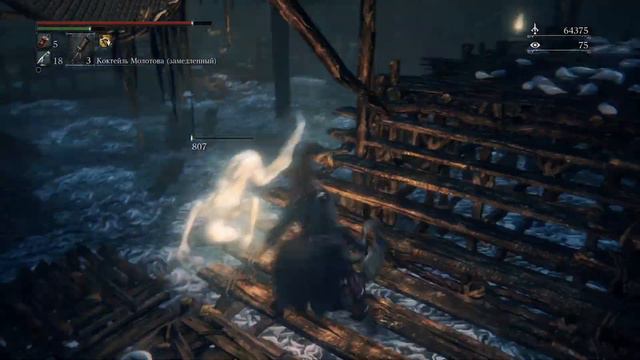 Прохождение Bloodborne. Часть 28. The Old Hunters. Охотник Брадор. Сирота Кос