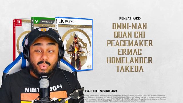 OMNI-MAN & HOMELANDER?! Mortal Kombat 1 Kombat Pack DLC Roster Trailer REACTION [4K]