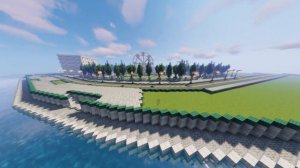 Строим город в MINECRAFT #17   -   ПАРК ОТДЫХА