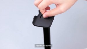 New bee RGB Headphone Stand Z12 with Wireless Charging and 2 USB-C and 1 USB Charging Ports,