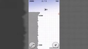 Играем в Stickman Cliff Diving.