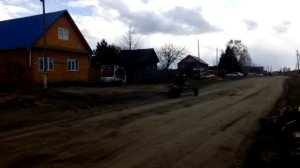 Делаем прицеп к мотоблоку "ОКА".Видео 4.Доработка рамы,каркас сиденья.Первый пробный выезд.