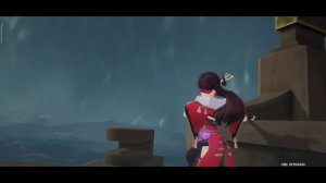 Genshin impact| Шэнь Хе| Кат-сцена| Возвышение Нефритового дворца и появление Архонта Вихрей