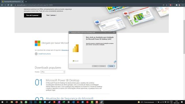 Como Baixar e Instalar POWER BI GRÁTIS em 2022 [Dois Métodos de download em 3 minutos] смотреть онлайн