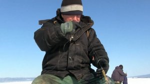 Мастер класс от П.В. по ловле окуня  р. Ангара. Март.Иркутск