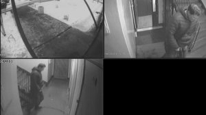 Вот так у нас заходят в подъезд.