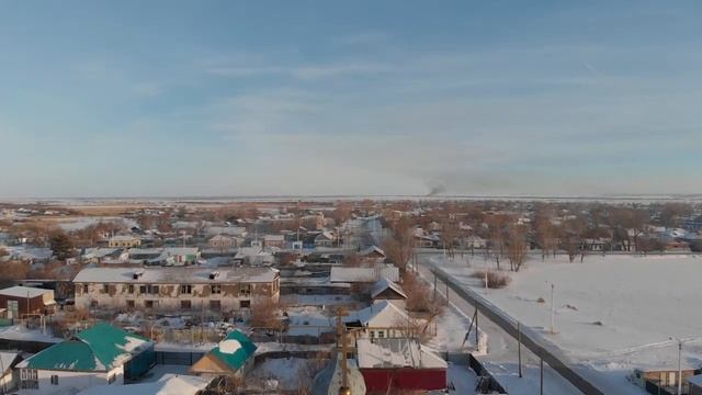 Церковь Аулиеколь (Семиозерное) съемка с дрона смотреть онлайн