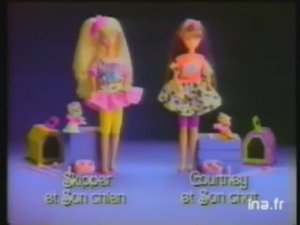 1991 Реклама  сестры Скиппер куклы Барби Маттел Skipper Barbie Mattel