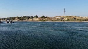 Промоина между Азовским морем и Лиманом молочным