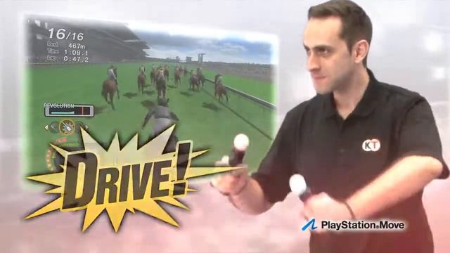 CHAMPION JOCKEY GALLOP RACER - TUTORIAL (WITH PS MOVE) - Lounge Games: Ps3