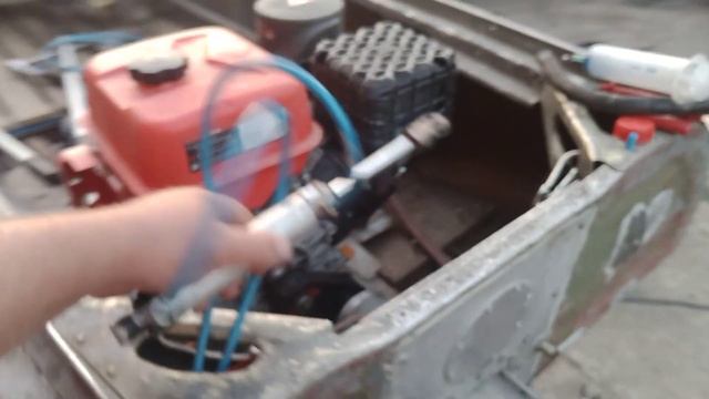 Казанка водомет. Простейшее дешевое гидравлическое управление соплом водомета или ПЛМ смотреть онлайн