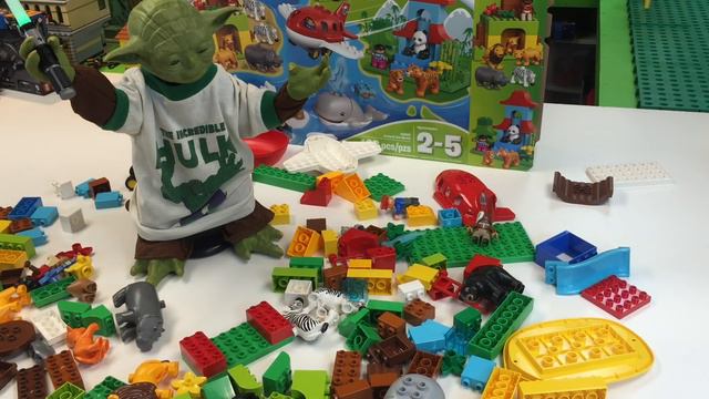 LEGO DUPLO 10805 AROUND THE WORLD Animals - Whale, Lions, Tigers, and Bears oh my! смотреть онлайн